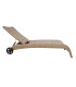 Шезлонг WICKER 73x196x99cм, капучино