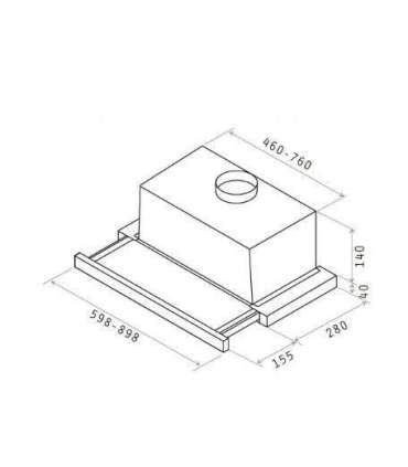 Okap ELICA ELITE 14 LUX BL/A/60 - PRF0037991B
