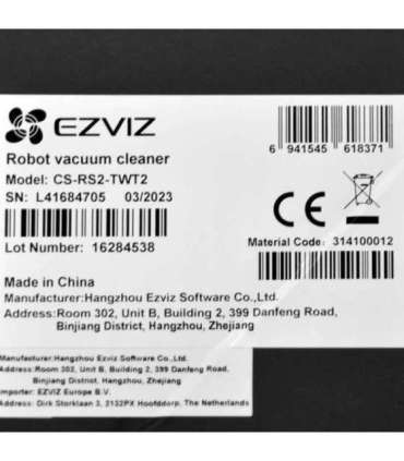 Robot Vacuum Cleaner EZVIZ CS-RS2-TWT2