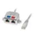 Lanberg adapter lan rj45/2x rj45 ftp splitter ad-0026-s