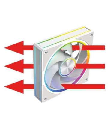 MODECOM VOLCANO LOOP 120 ARGB FAN White