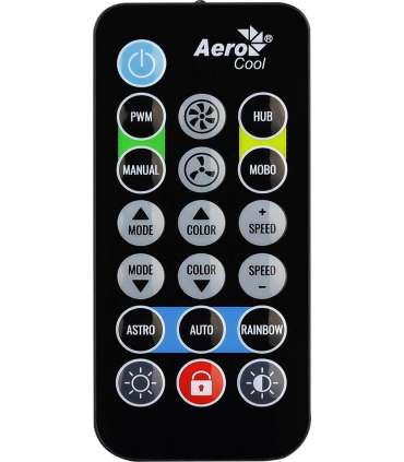 Aerocool Mirage 12 ARGB Pro Computer case Cooling set 12 cm Black