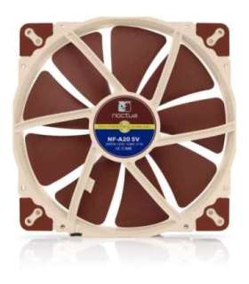 Noctua NF-A20 Computer case Fan 20 cm Beige, Brown