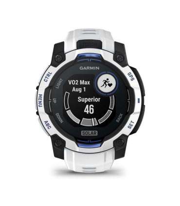 Garmin Instinct 2.29 cm (0.9") MIP 45 mm Digital 176 x 176 pixels Touchscreen Black, White GPS (satellite)