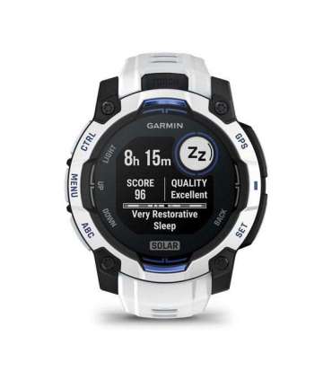 Garmin Instinct 2.29 cm (0.9") MIP 45 mm Digital 176 x 176 pixels Touchscreen Black, White GPS (satellite)