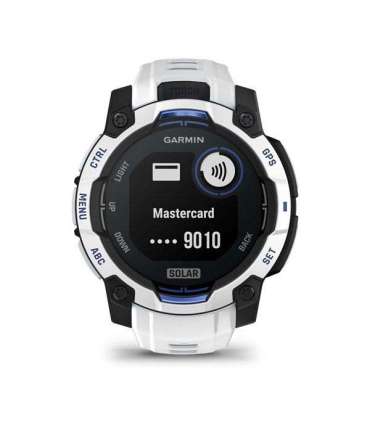 Garmin Instinct 2.29 cm (0.9") MIP 45 mm Digital 176 x 176 pixels Touchscreen Black, White GPS (satellite)