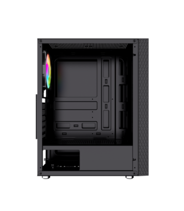 Gembird Fornax 2500 ARGB Gaming ATX computer case, Midi Tower, backlight,  Black