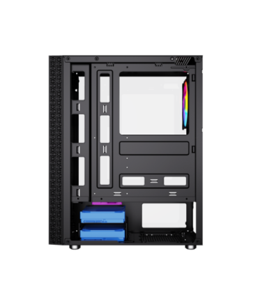 Gembird Fornax 2500 ARGB Gaming ATX computer case, Midi Tower, backlight,  Black