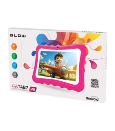 Tablet KidsTAB7 V2 BLOW 4/32GB różowe etui 2MP
