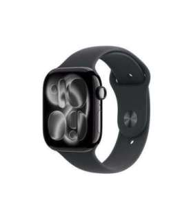 Apple Watch Series 11 (2025) GPS 46mm Jet Black Alu Case, Black Sport Band S/M EU MEUW4