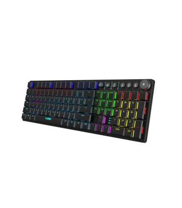 iBox AURORA K-6 keyboard Universal RF Wireless + Bluetooth QWERTY English Black