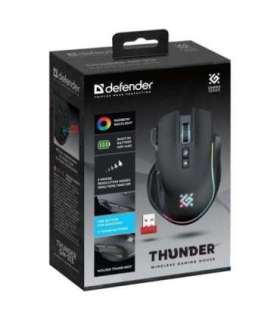 MOUSE DEFENDER GM-213 THUNDER RF 1600dpi 8P BLACK