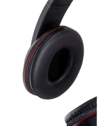 Esperanza EH118 headphones/headset Wired Head-band Calls/Music Black, Red