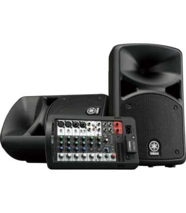 Yamaha Stagepas 400BT - portable PA system with 8-channel mixer and built-in power amplifier