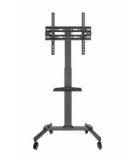 Gembird TVS-55T-01 TV floor stand with caster wheels (tilt), 32" - 55", black