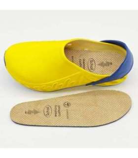 Scholl Evoflex  - unisex clogs yellow, size 38