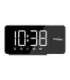 Digital LED clock radio with GreenBlue projector, FM radio, alarm, 12/24 clock, 5V DC USB power supply + CR2032, GB172