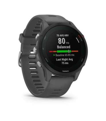Garmin Forerunner 255 3.3 cm (1.3") MIP 46 mm Digital 260 x 260 pixels Grey Wi-Fi GPS (satellite)