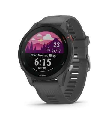 Garmin Forerunner 255 3.3 cm (1.3") MIP 46 mm Digital 260 x 260 pixels Grey Wi-Fi GPS (satellite)