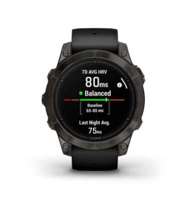 Garmin epix Pro (Gen 2) Sapphire Edition 3.3 cm (1.3") AMOLED 47 mm Digital 416 x 416 pixels Touchscreen Black Wi-Fi GPS