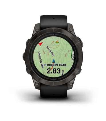 Garmin epix Pro (Gen 2) Sapphire Edition 3.3 cm (1.3") AMOLED 47 mm Digital 416 x 416 pixels Touchscreen Black Wi-Fi GPS
