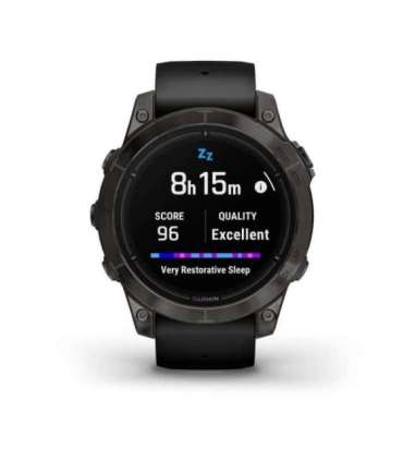 Garmin epix Pro (Gen 2) Sapphire Edition 3.3 cm (1.3") AMOLED 47 mm Digital 416 x 416 pixels Touchscreen Black Wi-Fi GPS