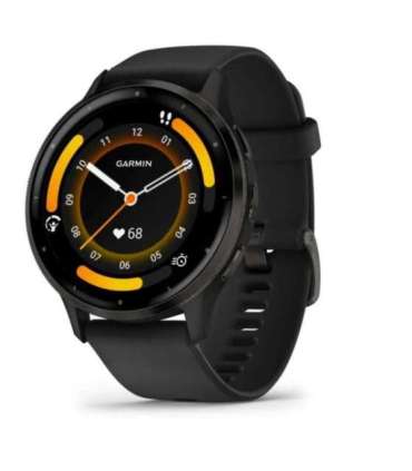 Garmin Venu 3 3.56 cm (1.4") AMOLED 45 mm Digital 454 x 454 pixels Touchscreen Black Wi-Fi GPS (satellite)