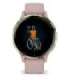 Garmin Venu 3S 3.05 cm (1.2") AMOLED 41 mm Digital 390 x 390 pixels Touchscreen Gold, Rose Wi-Fi GPS (satellite)