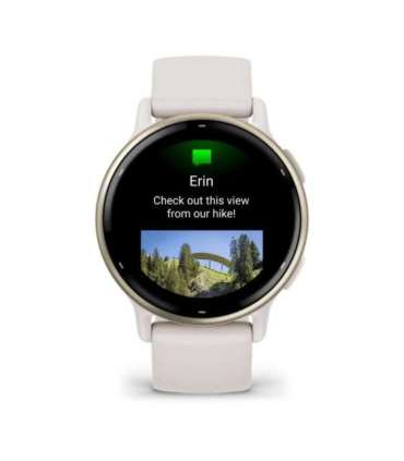 Garmin Vivoactive 5 3.05 cm (1.2") AMOLED 42 mm Digital 390 x 390 pixels Touchscreen White Wi-Fi GPS (satellite)