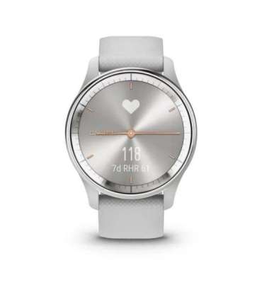 Garmin vivomove Trend LCD 40 mm Hybrid 254 x 346 pixels Touchscreen Silver GPS (satellite)