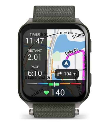Garmin Venu X1 5.08 cm (2") AMOLED Digital 448 x 486 pixels Touchscreen Grey Wi-Fi GPS (satellite)