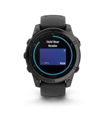 Garmin Fenix E 3.3 cm (1.3") AMOLED 47 mm Digital 416 x 416 pixels Touchscreen Black Wi-Fi GPS (satellite)
