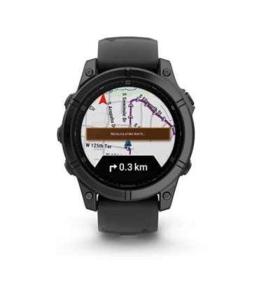 Garmin Fenix E 3.3 cm (1.3") AMOLED 47 mm Digital 416 x 416 pixels Touchscreen Black Wi-Fi GPS (satellite)