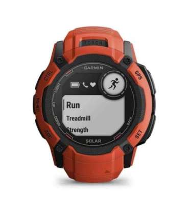 Garmin Instinct 2X Solar 2.79 cm (1.1") MIP 50 mm Digital 176 x 176 pixels Touchscreen Red GPS (satellite)