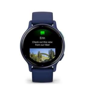 Garmin Vivoactive 5 3.05 cm (1.2") AMOLED 42 mm Digital 390 x 390 pixels Touchscreen Blue Wi-Fi GPS (satellite)