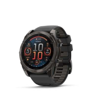 Garmin Fenix 8 3.56 cm (1.4") AMOLED 51 mm Digital 454 x 454 pixels Touchscreen Titanium Wi-Fi GPS (satellite)