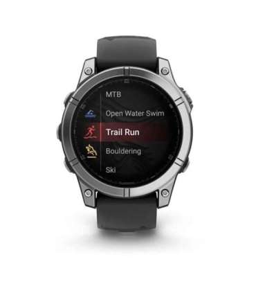 Garmin Fenix E 3.3 cm (1.3") AMOLED 47 mm Digital 416 × 416 pixels Touchscreen Stainless steel Wi-Fi GPS (satellite)