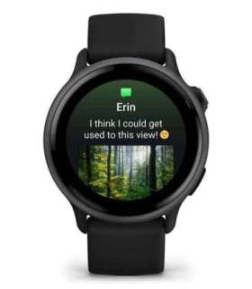 Garmin vívoactive 6 3.05 cm (1.2") AMOLED 42 mm Digital 390 x 390 pixels Touchscreen Black Wi-Fi GPS (satellite)