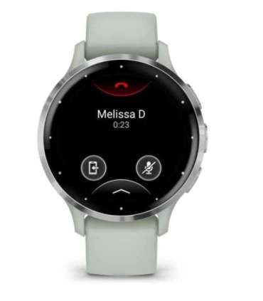 Garmin Venu 3S 3.05 cm (1.2") AMOLED 41 mm Digital 390 x 390 pixels Touchscreen Grey, Silver Wi-Fi GPS (satellite)