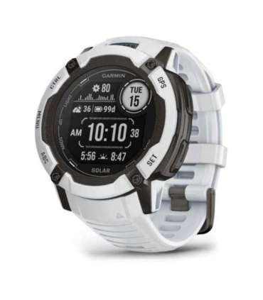 Garmin Instinct 2X Solar 2.79 cm (1.1") MIP 50 mm Digital 176 x 176 pixels Touchscreen White GPS (satellite)
