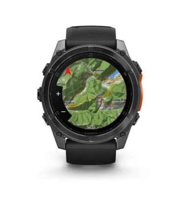 Garmin Fenix 8 3.56 cm (1.4") AMOLED 51 mm Digital 454 x 454 pixels Touchscreen Titanium Wi-Fi GPS (satellite)
