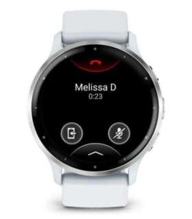 Garmin Venu 3 3.56 cm (1.4") AMOLED 45 mm Digital 454 x 454 pixels Touchscreen Silver, White Wi-Fi GPS (satellite)