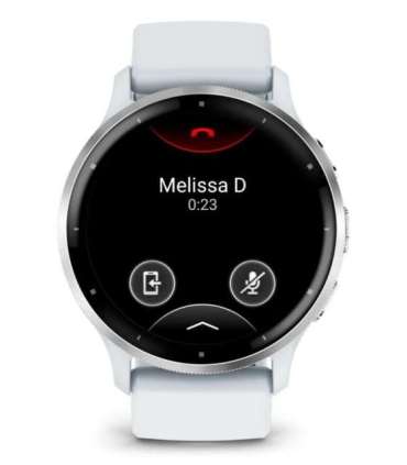 Garmin Venu 3 3.56 cm (1.4") AMOLED 45 mm Digital 454 x 454 pixels Touchscreen Silver, White Wi-Fi GPS (satellite)