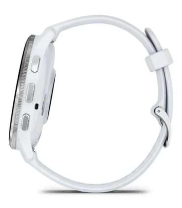 Garmin Venu 3 3.56 cm (1.4") AMOLED 45 mm Digital 454 x 454 pixels Touchscreen Silver, White Wi-Fi GPS (satellite)