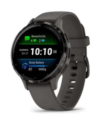 Garmin Venu 3S 3.05 cm (1.2") AMOLED 41 mm Digital 390 x 390 pixels Touchscreen Grey Wi-Fi GPS (satellite)