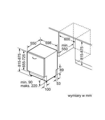 Bosch Serie 4 SMV4HTX11E Built-in dishwasher 13 place settings C