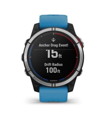 Garmin quatix 7 3.3 cm (1.3") MIP 47 mm Digital 260 x 260 pixels Touchscreen Blue Wi-Fi GPS (satellite)