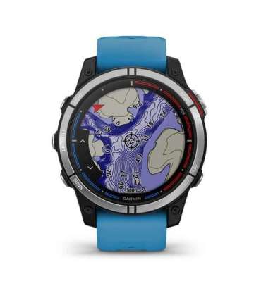 Garmin quatix 7 3.3 cm (1.3") MIP 47 mm Digital 260 x 260 pixels Touchscreen Blue Wi-Fi GPS (satellite)