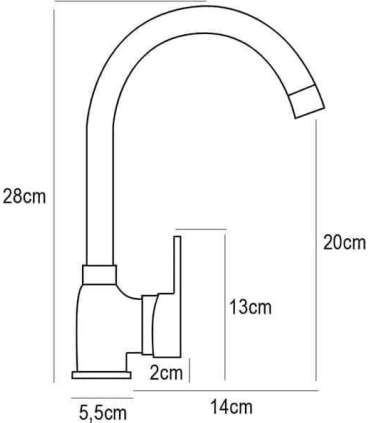 PYRAMIS BELLO granite faucet vanilla