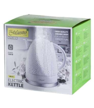 Maestro MR-073 electric kettle 1.2 L 1200 W White